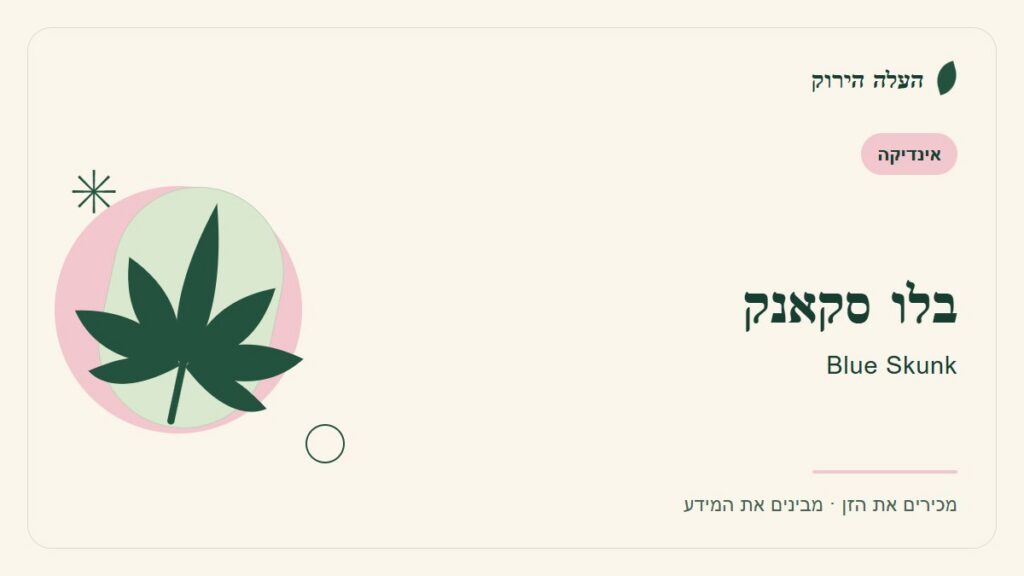 איור לכתבה: בלו סקאנק: מדריך ראשון לשם, לרקע ולתיאור הזן